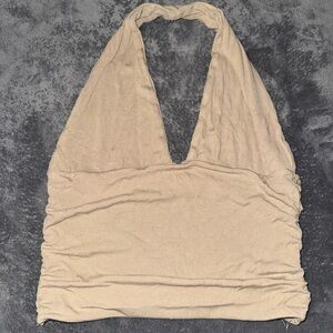 Cotton On Beige Halter Top
